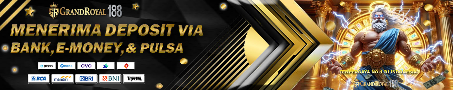 MENERIMA DEPOSIT VIA BANK ATAU LAIN LAIN 